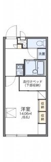 レオパレスフジBの間取り画像