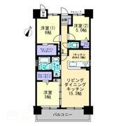 アルファスマート丸亀城西Ⅱの間取り画像