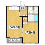 シャトーアスナロの間取り画像