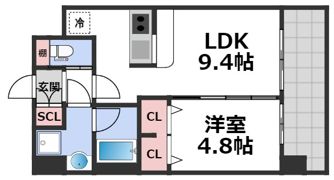プレジオ布施ASIANの間取り画像
