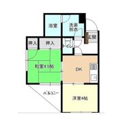 新宿マンションの間取り画像