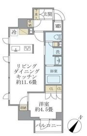 ジオエント駒込の間取り画像