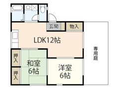 セジュール原B棟の間取り画像