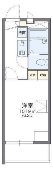 レオパレスフォーユー 本町の間取り画像