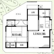 上町二丁目戸建の間取り画像