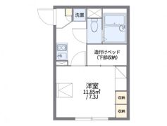 レオパレスミルラの間取り画像