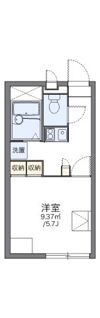 レオパレス細谷 Villageの間取り画像