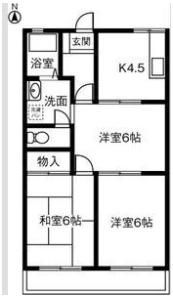 コートハイムの間取り画像