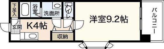 ウィンディア楽々園の間取り画像