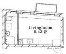 双葉町のアパートメントの間取り画像