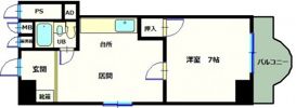 日商岩井光町ハイツの間取り画像