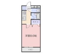 ハイツ八之坪の間取り画像