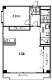 三鉦マンションの間取り画像