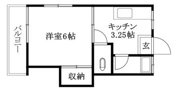 コーポ生石の間取り画像