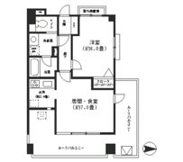 パークヒルズ武蔵小杉の間取り画像