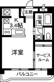 マンションパークハイムの間取り画像