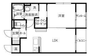 ラフィネ泉野の間取り画像