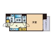 スカイコート博多駅前2の間取り画像
