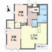 シャーメゾンガーデン福島 B棟の間取り画像
