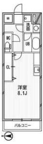 アーデン江坂Ⅱの間取り画像