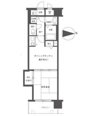 朝日プラザ岡山サウスフロントの間取り画像