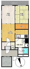 ハウゼ七松の間取り画像
