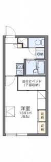 レオパレスソレーユⅠの間取り画像