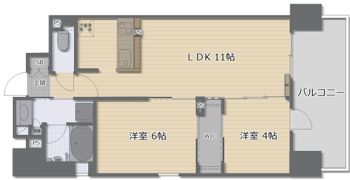 Vievle靭公園Qの間取り画像