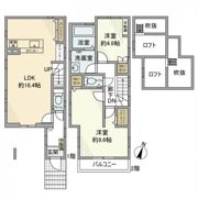 千歳台戸建の間取り画像