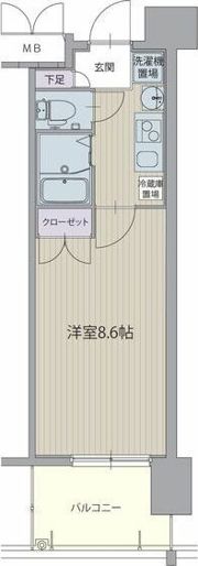パルティール今池アネックスの間取り画像