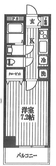 エスコート日本橋人形町の間取り画像