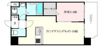 BelSole本町の間取り画像