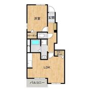 アンジュ・パレAの間取り画像