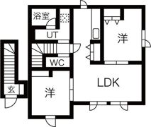 ル・シエルブルー住吉の間取り画像