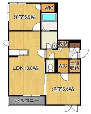 シャーメゾン尾倉の間取り画像