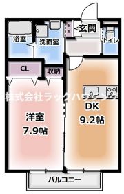 カーサ上島頭の間取り画像