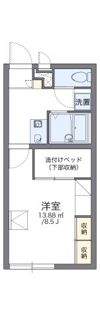 レオパレスヴェルデの間取り画像