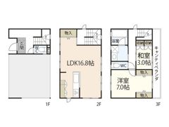 江波本町戸建ての間取り画像