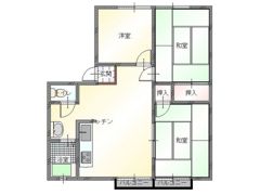 ベルメゾン西市Bの間取り画像