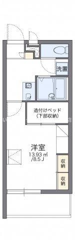 レオパレスグルーデテンポの間取り画像