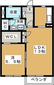 シンフォニア植田西の間取り画像