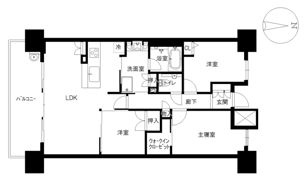 プレミスト金沢本町の間取り画像