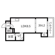 AXIA CITY 神戸松原の間取り画像