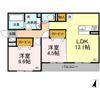 G maison A棟の間取り画像