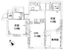 La Casa Takata（ラ・カーサ高田）の間取り画像