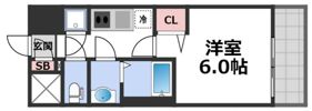 レジュールアッシュOSAKA新深江の間取り画像