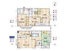 浦和仲町戸建の間取り画像