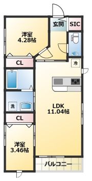 アーツ駒込の間取り画像
