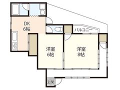 古江上1丁目アパートの間取り画像
