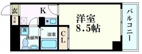 La Shanti 本川の間取り画像
